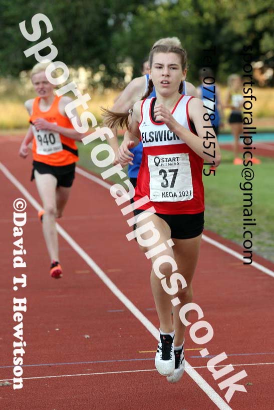 800 metres, 2021 North East Grand Prix 6, Monkton, Wednesday, August 4th. Photo: David T. Hewitson/Sports for All Pics